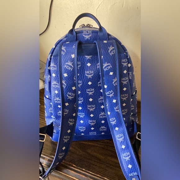 Medium blue Mcm backpack (mens) - Picture 2 of 2